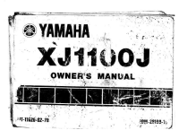 Yamaha XJ1100 - Owners manual-0